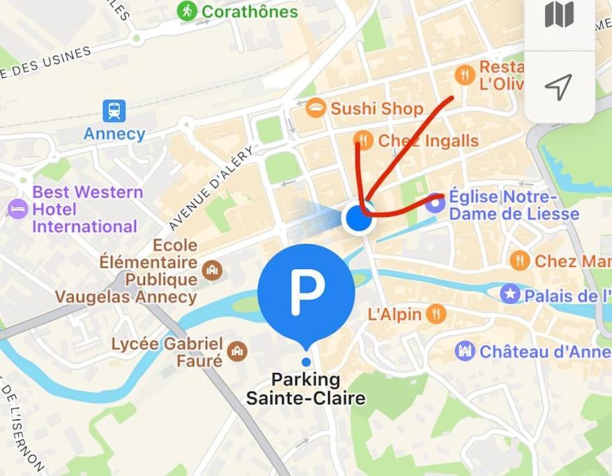 Apartament La Petite Venise Des Alpes, Ultra Centre 1 A 5 Pers Annecy Zewnętrze zdjęcie